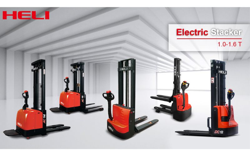Xe nâng điện đứng lái HELI