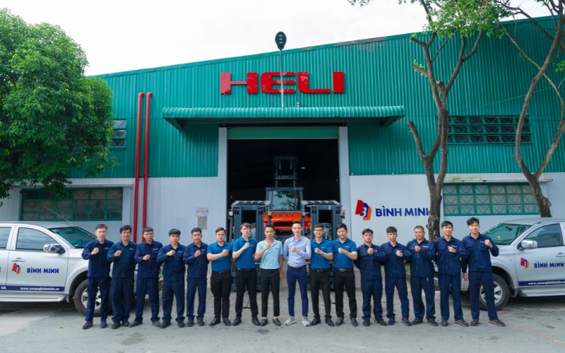 Bộ phận kỹ thuật xe nâng HELI