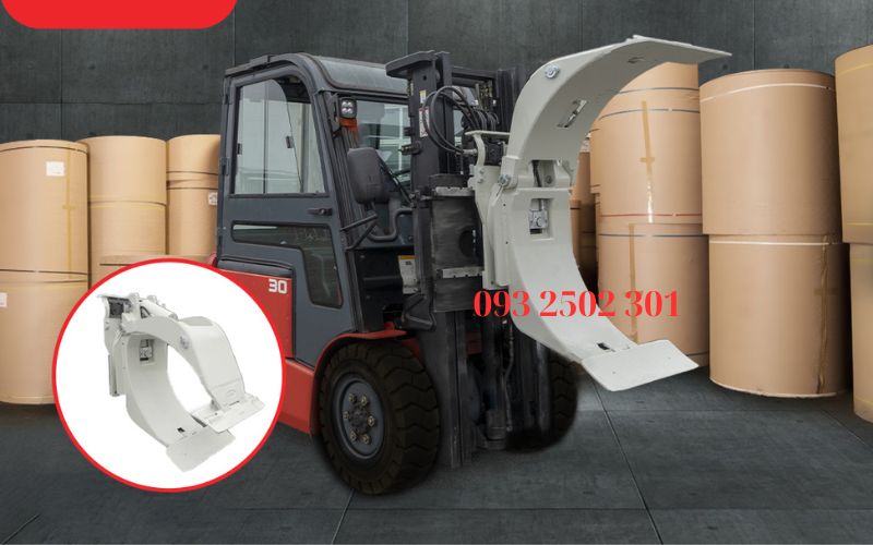 Xe nâng kẹp cuộn giấy (kẹp tròn) HELI