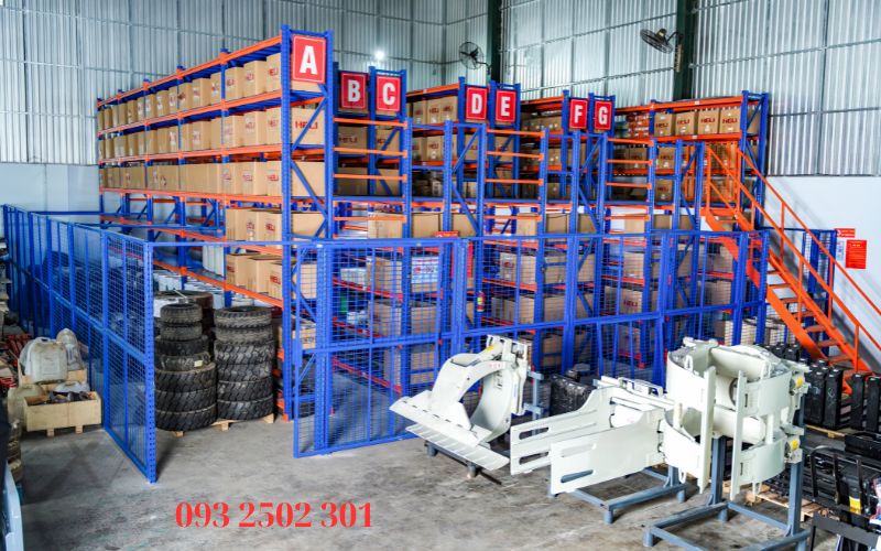 Kho phụ tùng xe nâng