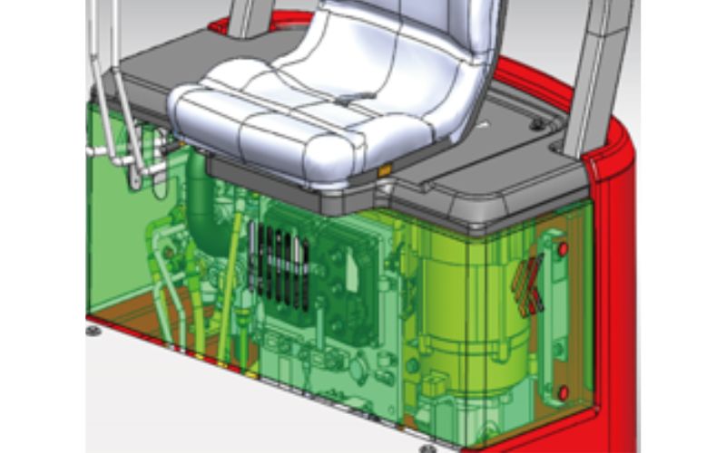 Các bộ phận điện dễ bảo trì