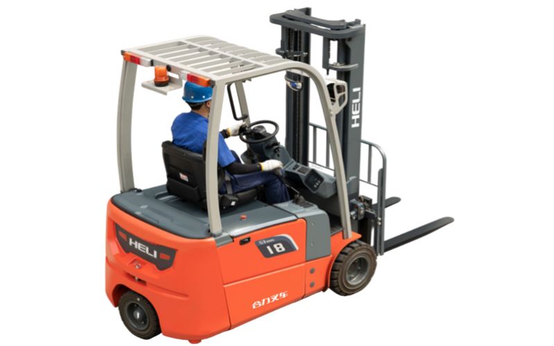 Xe nâng điện lithium 3 bánh 1.5 tấn HELI