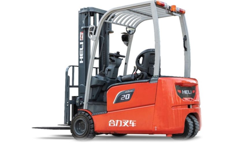Xe nâng điện ngồi lái 3 bánh HELI