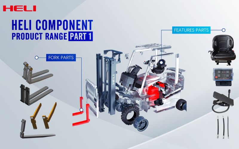Cấu tạo xe nâng điện lithium 5 tấn 01
