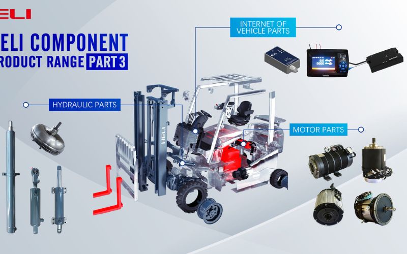 Cấu tạo xe nâng điện lithium 5 tấn 03