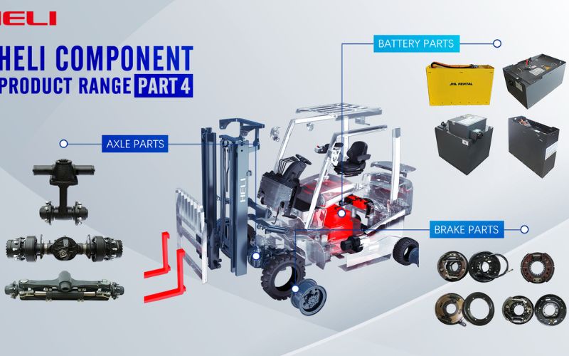 Cấu tạo xe nâng điện lithium 5 tấn 04
